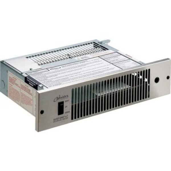 Quiet-One Kickspace Fan Heater, 4000 BTU, Smiths Environmental Products, Mfr#: KS2004